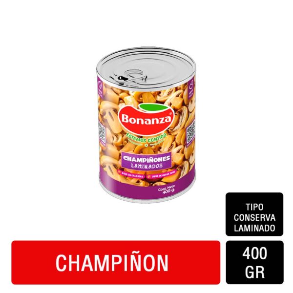 Champiñon Laminado  Bonanza 400 g