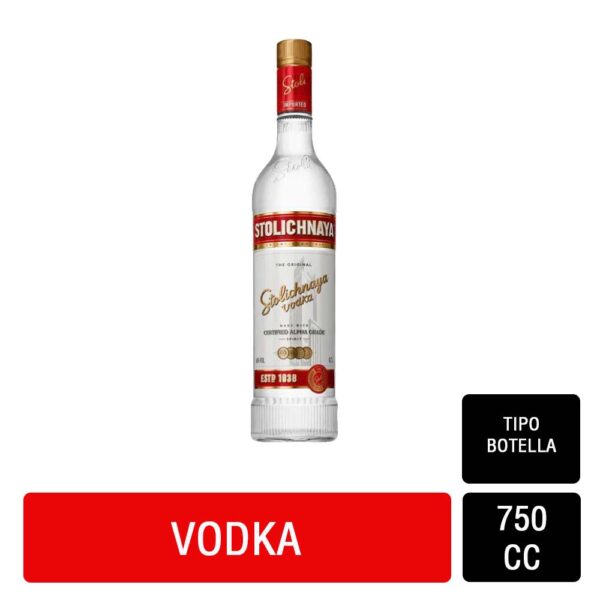 Vodka Stolichnaya  750 cc.