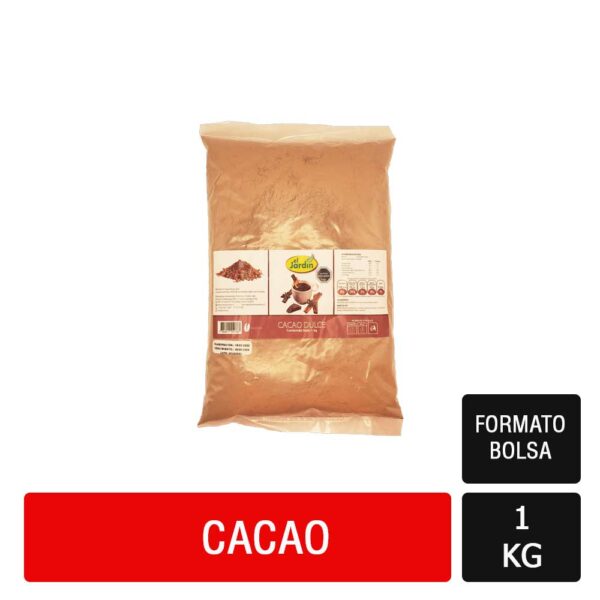 Cacao Dulce El Jardin 1 kg.