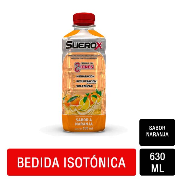 Isotonica Naranja 630 cc. Suerox