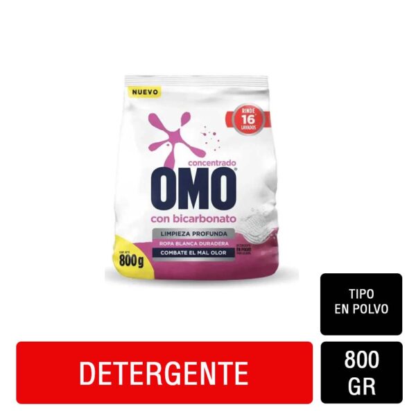 Detergente Omo Matic Bicarbonato 18x800 gr.  800 gr.