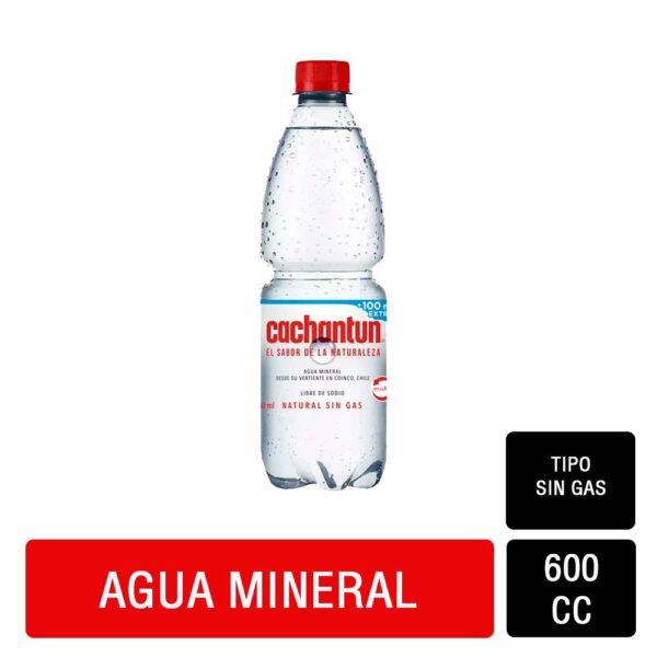Agua sin Gas 600 cc. Cachantun