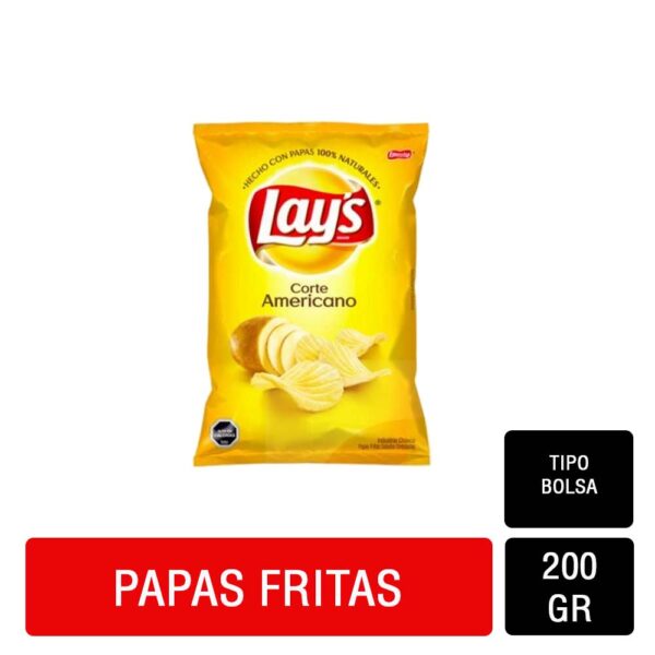 Papas Fritas Lays Americana 200 g.